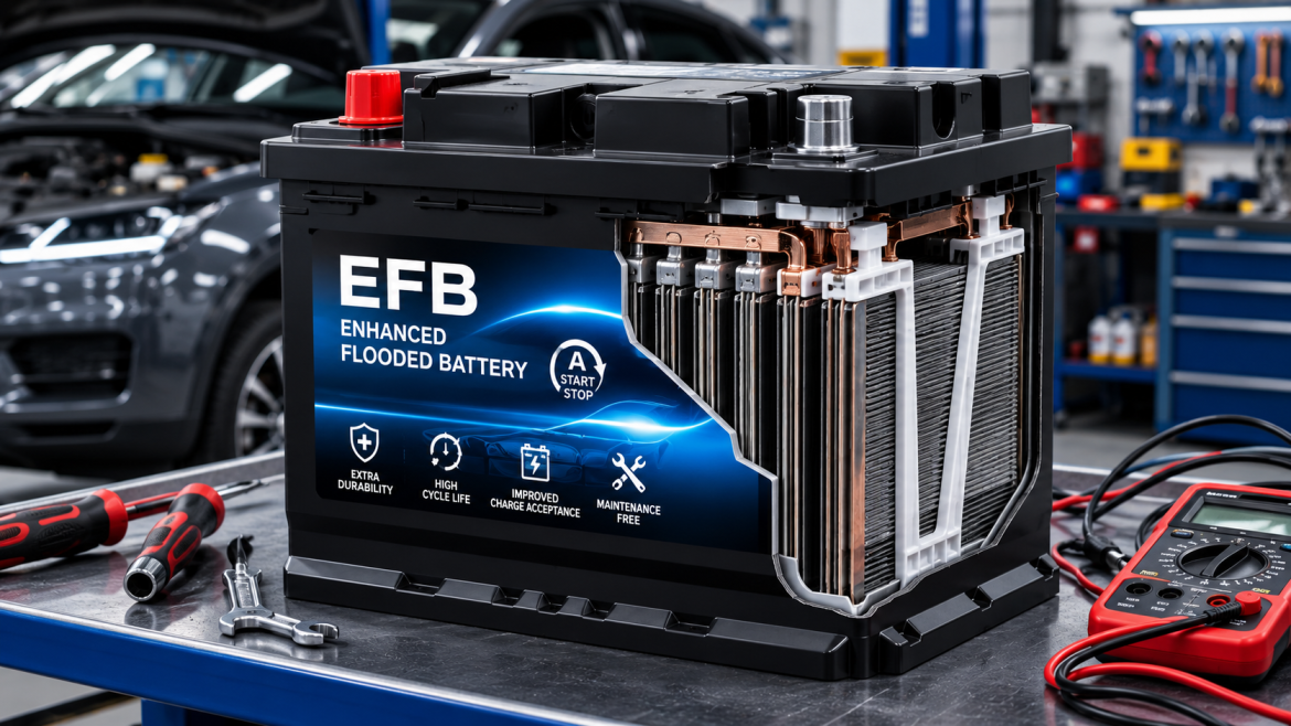 EFB акумулятор для сучасного автомобіля
