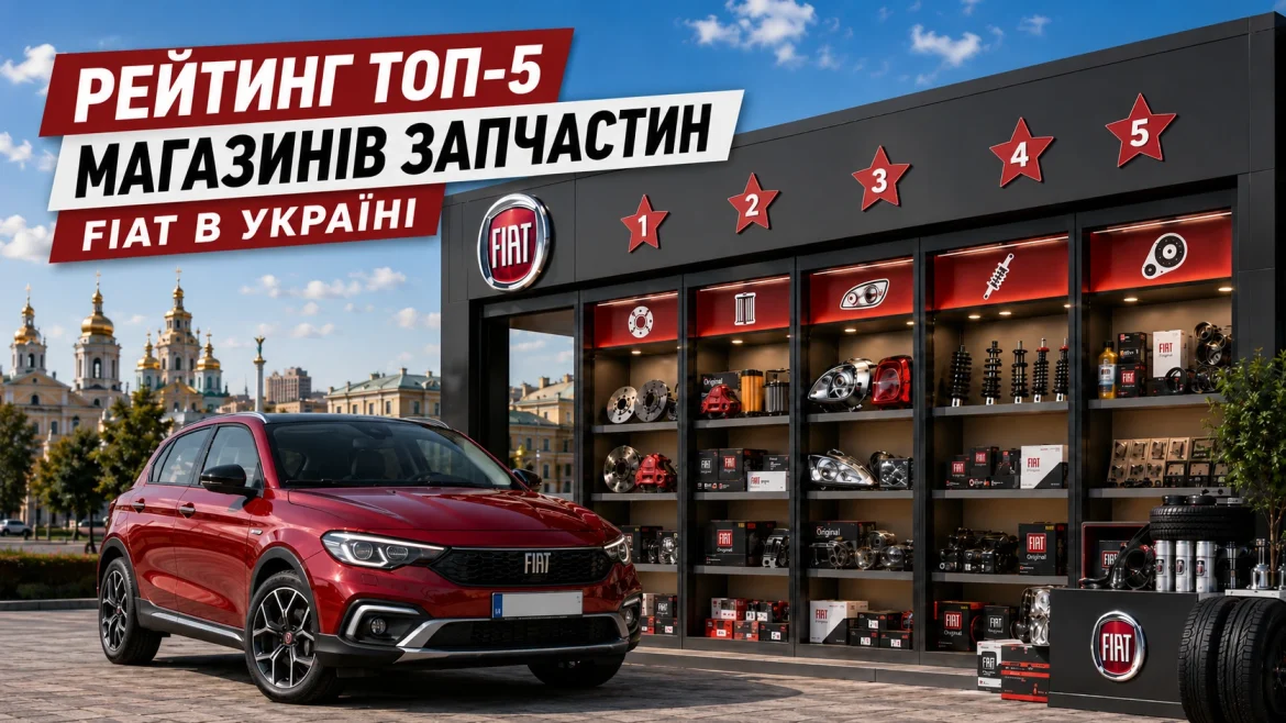 Рейтинг топ-5 магазинів запчастин Fiat в Україні